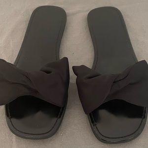 Kate spade bikini bow slide sandals
